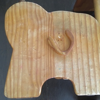 【取引完了】WOODY PUDDY　ウッディプッディ　デスク＆チェア　子供家具　お絵かきに♪の画像