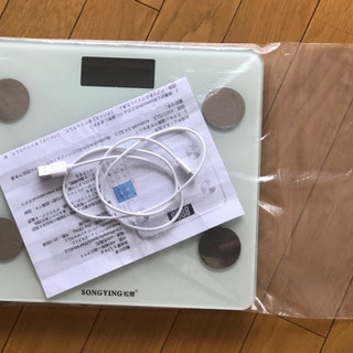 体重計 体組成計 体脂肪　bluetooth スマホ対応の画像