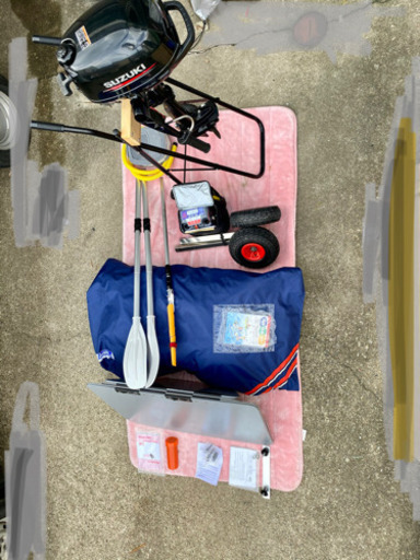 船外機付き　ゴムボート　美品　色々セット