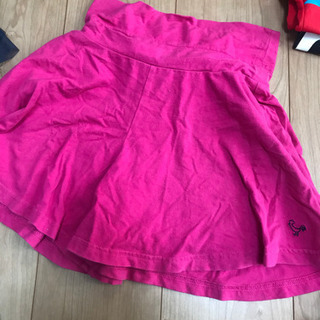 gap 130 ユニクロ120 キュロットスカート130の画像