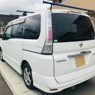 日産 セレナ ハイウェイスター　C25 ヒッチメンバー付　カートップ　H21　純正ナビ・テレビ・バックカメラ・ETC付の画像