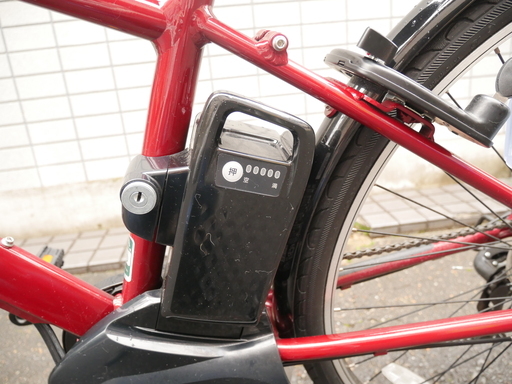 パナソニック（Panasonic）電動アシスト自転車　ベロスター BE-ELVS77 専用充電器付き　ワインレッド