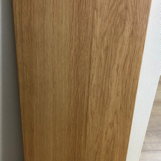 無印ステンレスユニットシェルフ追加棚　オーク材　84cm x 41cm