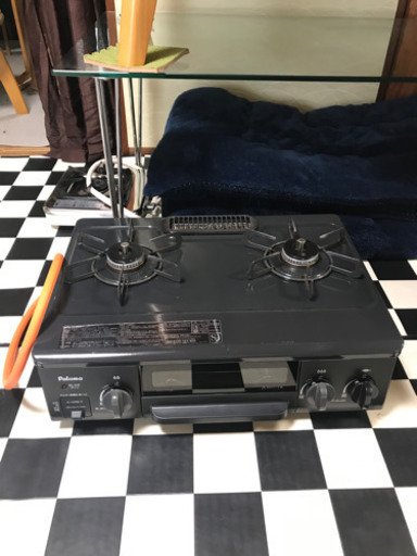 【リサイクルサービス八光　田上店　安心の3か月保証　配達・設置OK】Paloma(パロマ) ガステーブル コンパクト 水無し片面焼き 56cm プロパンガス(LPG) 右強火 【とろ火ガイド機能付】 IC-N36B-R LPG