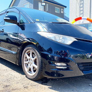 #自社ローン 【最長120回】【頭金なし】エスティマ　19年　ローダウンの画像