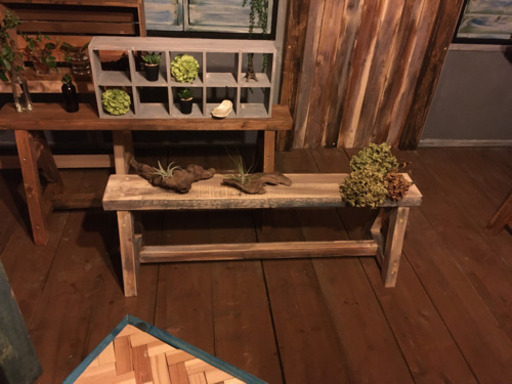 ハンドメイド ミニベンチ