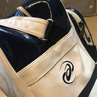 アシックスエナメルバッグ スポーツバッグ(値下げの画像