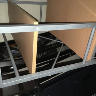 【中古】PCデスク＜縦120㎝*横60㎝*高120㎝＞の画像