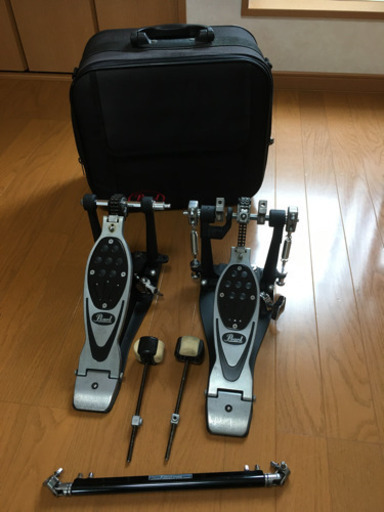 Pearl パール P-2002C ツインペダル Pearl専用ケース付属