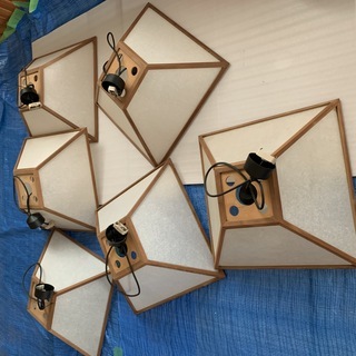 和室で使っていた照明器具　の画像