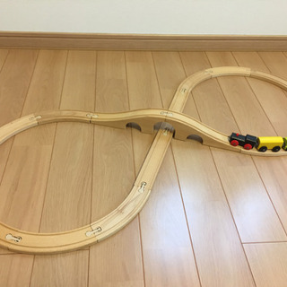 ●値下げ●木の汽車とレールセット
