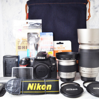 初心者向け○純正Wズームレンズ○Wi-Fi転送○リモコン付き○ニコン