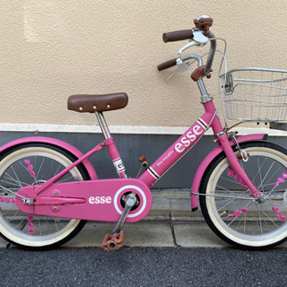 16インチ　初めての自転車練習用に！差し上げます！
