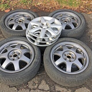 16×6J オフセット：45 PCD：100 ハブ径：54mm - タイヤ、ホイール