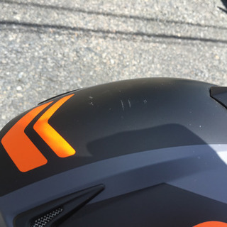 wins x-road Lサイズ　オレンジ　ヘルメット の画像