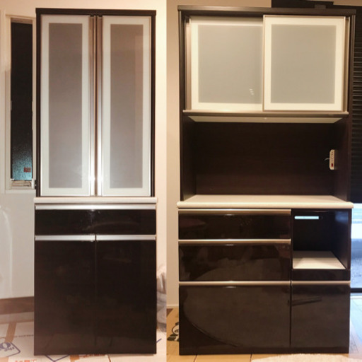 食器棚・キッチンボードセットで！美品