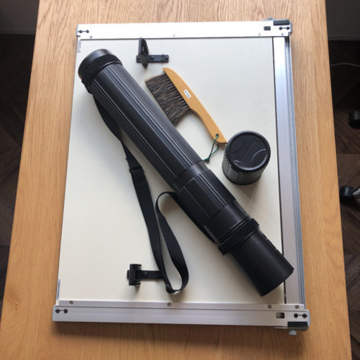 製図用具一式　MARS LINER製図板　DRAPRS ブラシ　収納袋　アジャスタブルケース