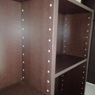 ■□■棚、スリム、こげ茶、中古■□■の画像