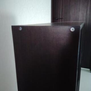 ■□■棚、スリム、こげ茶、中古■□■の画像
