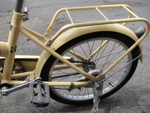 レイチェル　Raychell　20インチ折りたたみ自転車　切替なし　荷台付き　