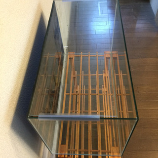 60cmレギュラー オールガラス水槽 蓋つき 室内使いの画像