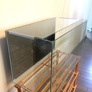 60cmレギュラー オールガラス水槽 蓋つき 室内使いの画像