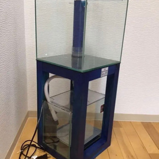 ガラスオーバーフロー水槽セットの画像