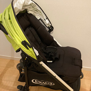 ※値下げしました！【美品】専用レインカバー付き　大容量収納ベビーカー