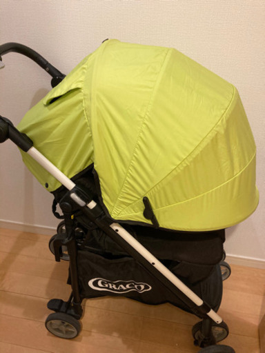 ※値下げしました！【美品】専用レインカバー付き　大容量収納ベビーカー