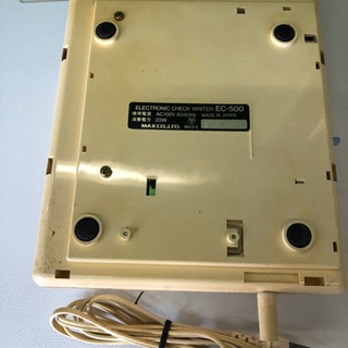 無料！！✨印字確認済み✨MAX/マックス 電子チェックライター✨EC-500の画像