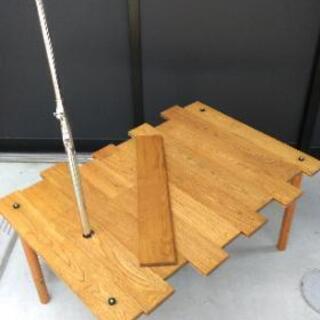 値引きしました!!　キャンプ　DIYテーブル　無垢　コンパクト収納