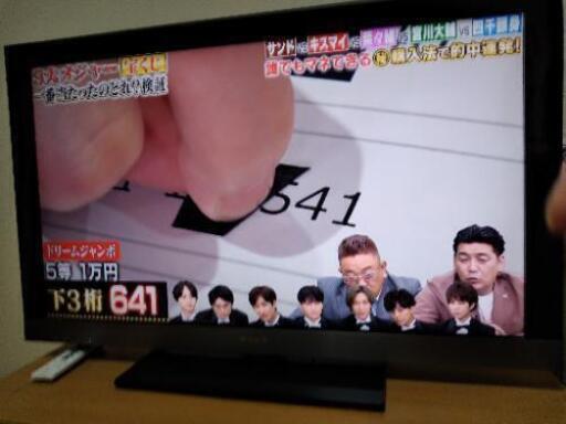 ソニーブラビア40インチ液晶テレビ
