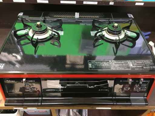 2015年製 Paloma 都市ガスコンロ GRAND CHEF 水なしワイドグリル 両面焼き IC-66WCR-L パロマ グランドシェフ