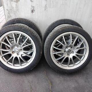 値下げ 215/45R17 100 +50 5H 1本6.7kg...