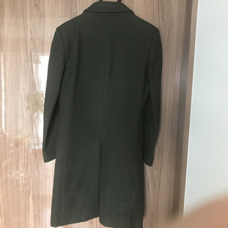 【1000円】タケオキクチ　ステンカラーコート(カーキ)の画像