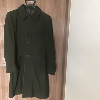 【1000円】タケオキクチ　ステンカラーコート(カーキ)