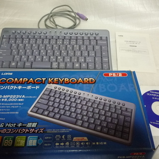 ps2　コンパクトキーボードの画像