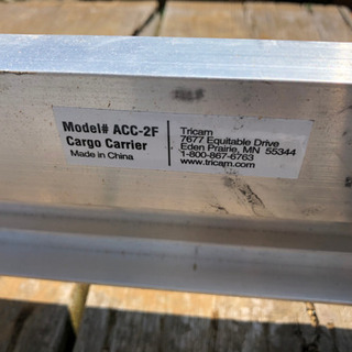 アルミ製 ヒッチカーゴ　差込口5cm角の画像