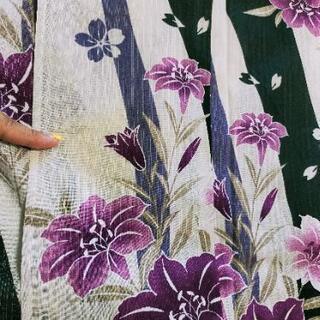 浴衣セット(帯+リボン) クリーニング済の画像