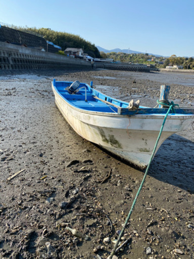動画あり　和船　てんま船　船体のみの投稿となります　長さがやく6メートルあるので荷物沢山載せれます　　漁師　船　トーハツ　スズキ　ヤマハ　ホンダ　2馬力