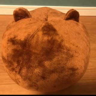 LINE ブラウン　クッション　ぬいぐるみの画像