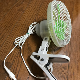 取引中*扇風機　クリップ付きの画像