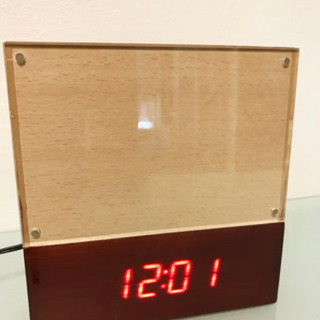 フォトフレーム 型目覚まし時計