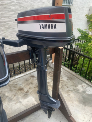 ヤマハ5馬力船外機・エンジン始動済【ジャンク】