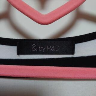 ＆byP＆Dボーダー柄 ワンピースの画像