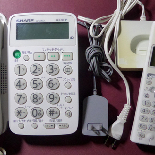 SHARP コードレス 電話機 JD-320CL (子機 JD-...