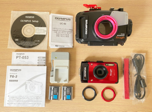 オリンパスカメラ TG-2 ＆ 専用ハウジング PT-053