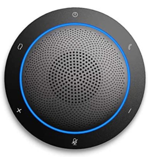 【新品未使用】スピーカーフォン スピーカーマイク法人/個人向けワイヤレススピーカーフォン 全指向性マイクロホン 双方向通話可能 PCマイク ZOOM・Web会議・ビデオ会議・テレワーク・オンライン会議・在宅 会議用システム・通信講座・eラーニング・ミーティング・ビデオチャットなどに適用 パソコン・スマートフォン・タブレットに対応  ②