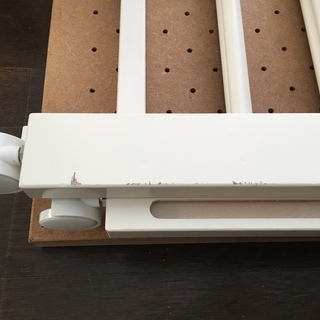 【取引完了】ベビーベッド　日本製　石崎家具　スリーピー　ファンシーホワイトの画像