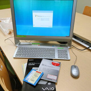 ソニーVAIO SONY VAIO VGC-JS52JB、PCG-2N2N モニター一体型PC Windows Vistaの画像